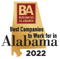 2022 Best Companies to work for in Alabama award logo