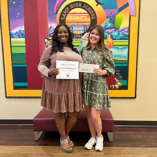 The Guardian Credit Union Foundation's Teach for Tomorrow recipient visit