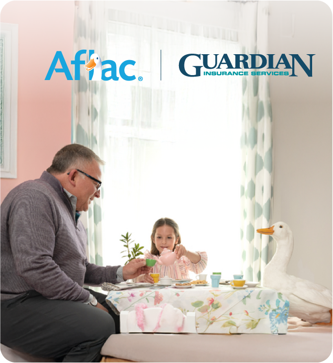 Guardian Insurance partners with Aflac to provide supplemental coverage for families.