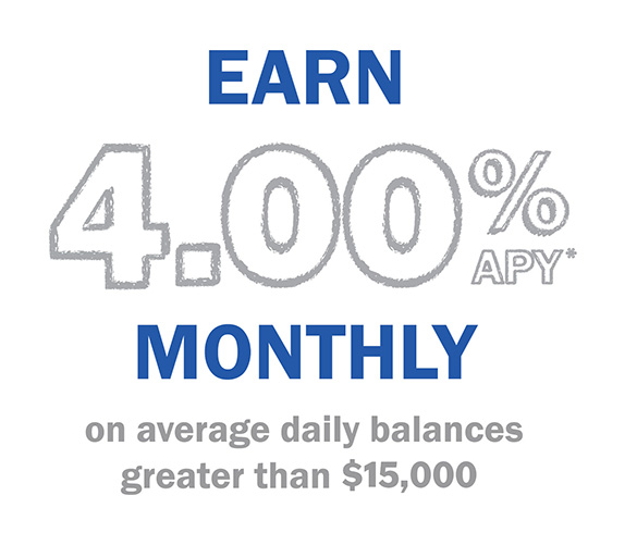 Earn 4.00% APY Monthly graphic